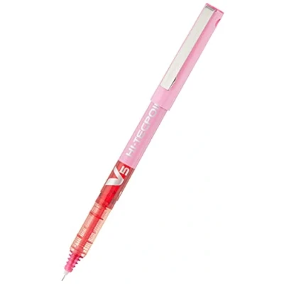 Abbildung von Pilot Tintenroller V5 Hi Tecpoint 0,5 mm, 12 Stück, rosa