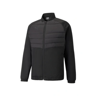 Abbildung von Puma Fussball Teamsport Textil Laufjacke, Herren, Größe: Small, Schwarz