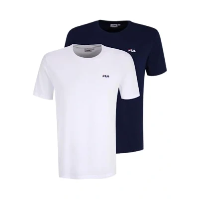 Abbildung von Fila BROD TEE 2 PACK Tshirt basic, Herren, Größe: Medium, Bright white/medieval blue