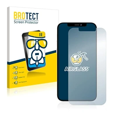 Abbildung von BROTECT Schutzglas für Apple iPhone 12 Pro Max Schutzfolie Panzer Folie Glas [Extrem Kratzfest 9H, Anti Fingerprint, Ultra Transparent]