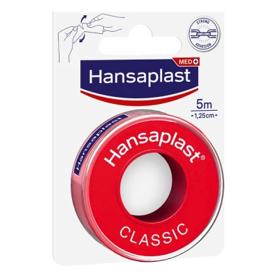 Abbildung von Hansaplast Fixierpflaster Classic 1 x Rolle (5m 1,25cm)