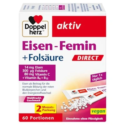 Abbildung von Doppelherz Eisen femin Direct Pellets 60 St