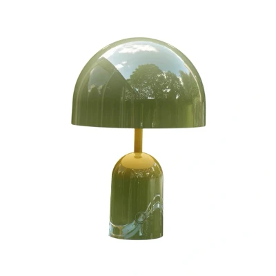 Abbildung von Tom Dixon LED Akku Tischlampe Bell Portable, moosgrün, 28 cm