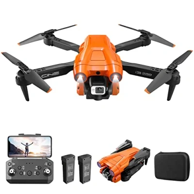 Abbildung von Mingfuxin Faltbare Drohne mit Kamera für Anfänger, RC Quadcopter App WIFI FPV Live Video, Höhenhaltung, Headless Modus One Key Abheben Landung Erwachsene Kinder