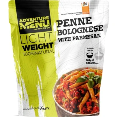 Abbildung von Adventure Menu Penne mit Bolognesesauce und Parmesan 105 g (dehydriert), Gourment Mahlzeit für unterwegs &amp; daheim