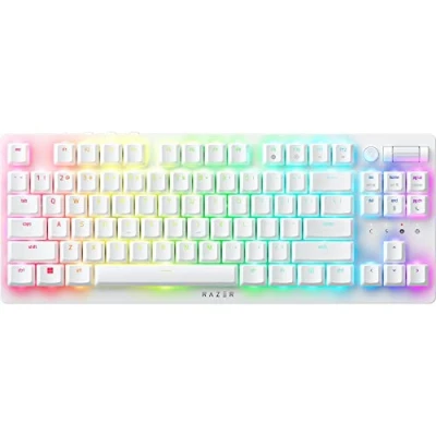 Abbildung von Razer DeathStalker V2 Pro Tenkeyless (Red Switch) Kabellose Optische Low Profile Gaming Tastatur (Lineare Switches, HyperSpeed Wireless, Bluetooth 5.0) QWERTY US Layout Weiß