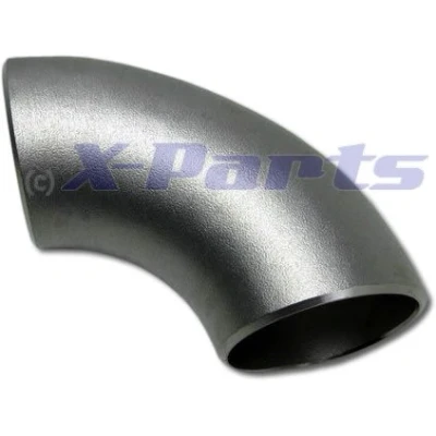 Abbildung von 90 EDELSTAHL Bogen 3&quot; 76mm KURZ Rohr V2A Schweißbogen Downpipe Hosenrohr
