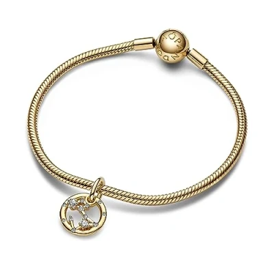 Abbildung von Pandora Charm, Damen, Größe: One Size, Gold plated