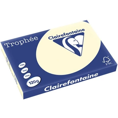 Abbildung von 5 x Clairefontaine Kopierpapier Trophee A3 120g/qm VE=250 Blatt narzis