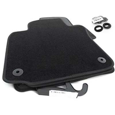 Abbildung von Fußmatten passend für VW Golf 4 Bora New Beetle Autoteppich Matten Set Automatten teilig Schwarz