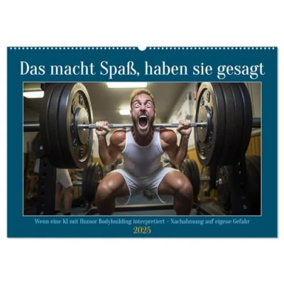 Abbildung von Das macht Spaß, haben sie gesagt (Wandkalender 2025 DIN A2 quer), CALVENDO Monatskalender