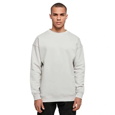 Abbildung von Build Your Brand Herren BY075 Sweat Crewneck Sweatshirt, lightasphalt, XXL
