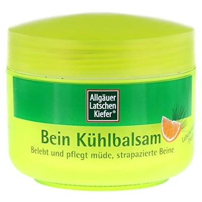 Abbildung von Allgäuer Latschenkiefer ALLGÄUER KÖRPERPFLEGE BEINKÜHLBALSAM Körperbalsam, Größe: 200 ml, Transparent