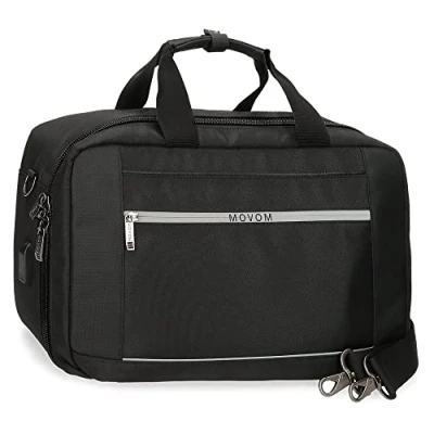 Abbildung von Movom Trimmed Reisetasche, Schwarz, 40 x 25 20 cm, Polyester, l, Reisetasche
