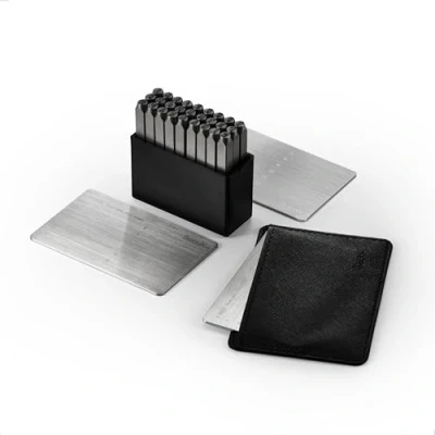 Abbildung von SecuX XSEED Plus Sichere Bitcoin Wallet Crypto Seed Storage Steel Plates (Steel Punch Set enthalten) USB, Kompatibel mit SecuX, Ledger, Trezor Hardware Wallets