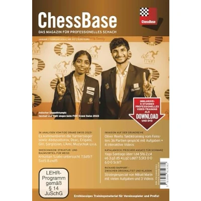 Abbildung von ChessBase Magazin #217 (Januar/Februar 2024): Das für professionelles Schach (ChessBase Magazin: (Heft + DVD ROM Download))
