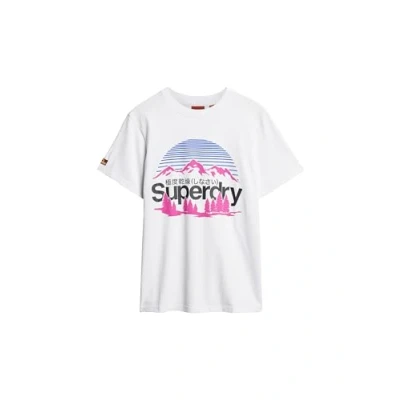 Abbildung von Superdry Herren Outdoors Nr Graphic Tee C1 Bedrucktes T Shirt (M), Optic, XXL