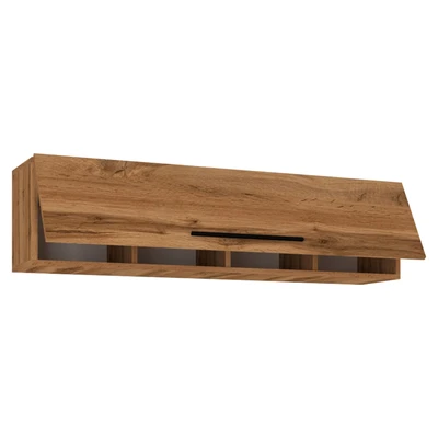 Abbildung von VCM Holz Wandregal Hängeregal Wandschrank Klappschrank Arila XL Honig Eiche