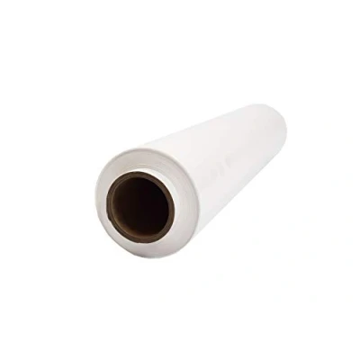 Abbildung von Netuno 1x weiße Stretchfolie 23my 500 mm 2,5 kg transparente Folie Polyethylen Cast Film Weiß Plastikfolie Einpackfolie Umzugsfolie Verpackungsfolie Hand