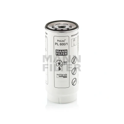 Abbildung von MANN FILTER PL 600/1 Kraftstofffilter Anschraubfilter