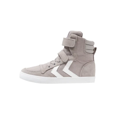 Abbildung von Hummel Slimmer Stadil Sneaker high für Kinder, Größe: 28, Frost grey Schuhe