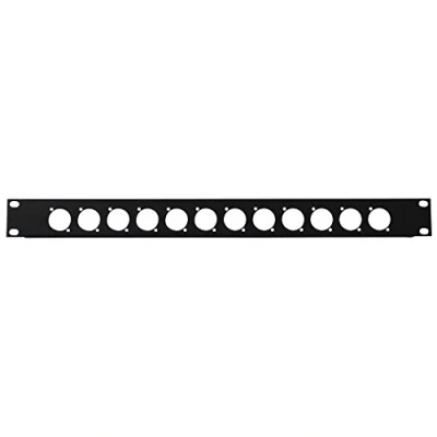 Abbildung von OMNITRONIC 30100655 Frontblende Z 19 12 x XLR (D Typ) 1HE