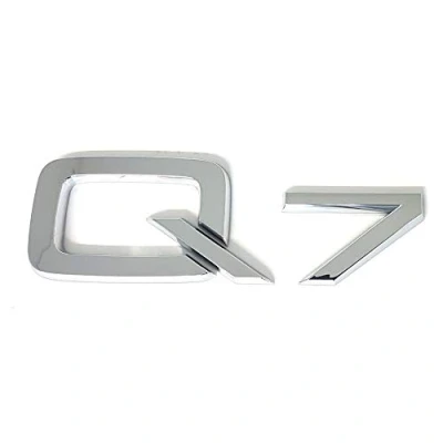 Abbildung von Audi 4M08537412ZZ Schriftzug Q7 Emblem Logo Aufkleber Modellbezeichnung chrom glänzend
