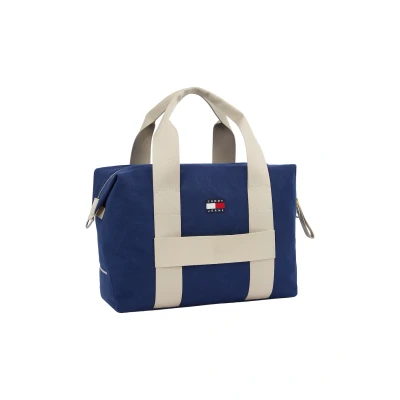 Abbildung von Tommy Jeans Weekender &quot;TJM RETRO COOL DUFFLE&quot;, Unisex Umhängetache, Henkeltasche, Schultertasche mit Kontrastbesatz