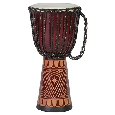 Abbildung von 30cm Profi Kinder Djembe Trommel Bongo Darbuka Afrika Style Holztrommel Guter Klang