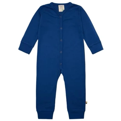 Abbildung von loud + proud Overall Pyjama für Kinder, Größe: 86/92, Ultramarine