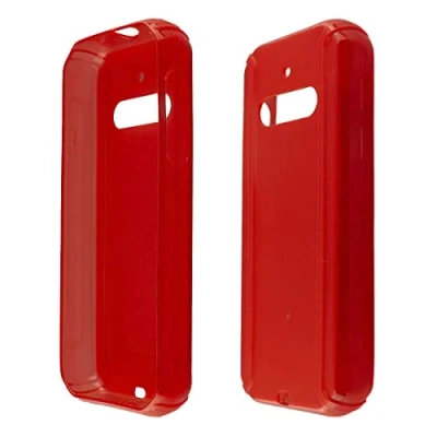 Abbildung von caseroxx Schutz Hülle TPU kompatibel mit Cat B40, Gummi Handy Tasche rot