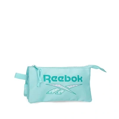 Abbildung von Reebok ANN Federmäppchen, dreifach, blau, 22 x 12 5 cm, Polyester, Talla única, Dreifach Etui