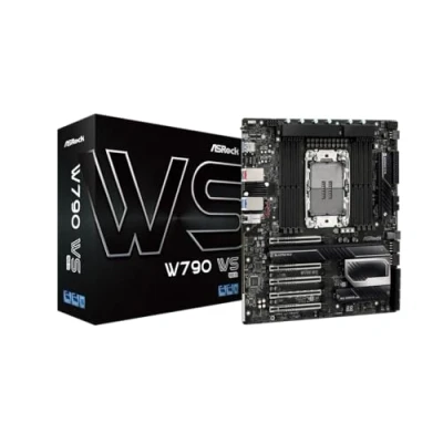 Abbildung von ASRock W790 WS R2.0 Motherboard ATX Extended LGA4677 Sockel E Chipsatz USB C 3.2 Gen 2x2, 1, 2 10 Gigabit LAN, 2.5 LAN HD Audio (8 Kanäle)