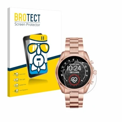 Abbildung von BROTECT Schutzglas für Michael Kors Access Bradshaw 2 Schutzfolie Panzer Folie Glas [Extrem Kratzfest 9H, Anti Fingerprint, Ultra Transparent]