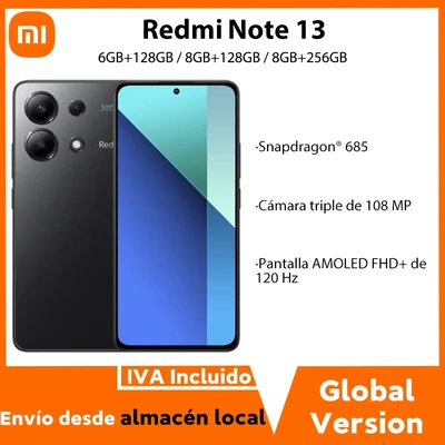 Abbildung von Xiaomi Redmi Note 13 8+128GB Smartphone (16,94 cm/6,67 Zoll, 128 GB Speicherplatz, 108 MP Kamera)
