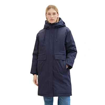 Abbildung von TOM Tailor Wintermantel, Damen, Größe: XL, Sky captain blue