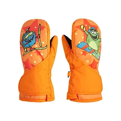 Abbildung von Ziener Unisex Babys LEMMI Skihandschuhe, new orange, 86cm