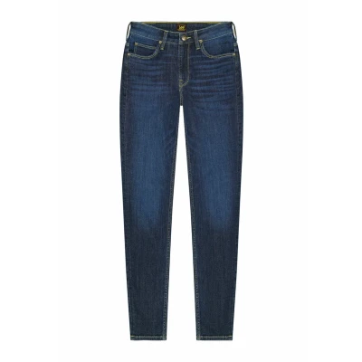 Abbildung von Lee Scarlett Jeans Skinny Fit darkblue denim, Damen, Größe: 27x31, Dark blue denim