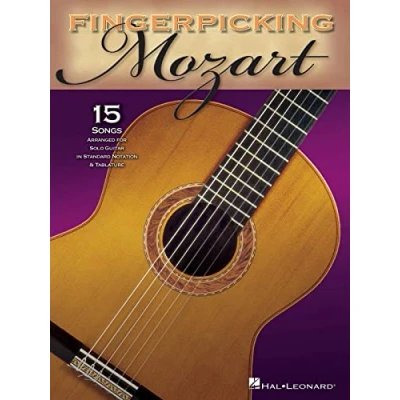 Abbildung von Fingerpicking Mozart For Guitar (Book): Lehrmaterial, Sammelband für Gitarre: 15 Songs