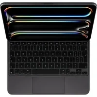 Abbildung von Apple iPad Magic Keyboard Case für das 11&#039;&#039; Pro (M4) angenehmes Tippen, integriertes Trackpad, Reihe mit Funktionstasten, Englisch (International) Schwarz ​​​​​​​