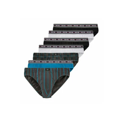 Abbildung von H.I.S 7 PACK Slip, Herren, Größe: Small, Mehrfarbig