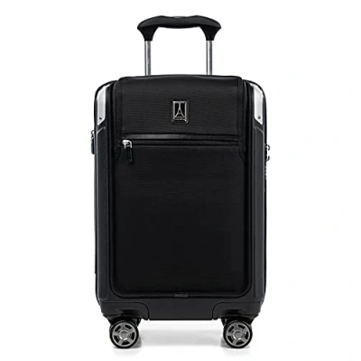 Abbildung von Travelpro Platinum Elite Hartschalen Koffer mit drehbarem Rollen, TSA Schloss, Hartschale, Polycarbonat Koffer, Schwarz (Shadow Black), Carry on with Laptop Pocket 21 Inch