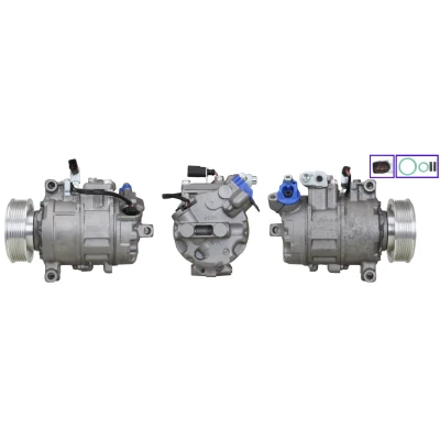 Abbildung von LUCAS ACP929 Kompressor PAG 46 R 134a mit Dichtungen AUDI: A8 D3, Q7, D4, VOLKSWAGEN: Touareg II