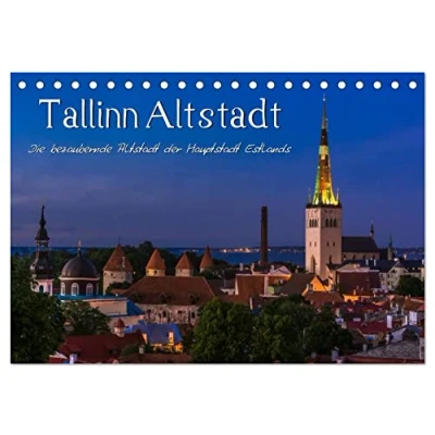 Abbildung von Tallinn Altstadt (Tischkalender 2025 DIN A5 quer), CALVENDO Monatskalender