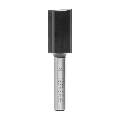 Abbildung von ENT 10996 Nutfräser HW, Schaft (S) 8 mm, Durchmesser (D) 18 NL 30 SL 40 GL 70 mit HW Grundschneide
