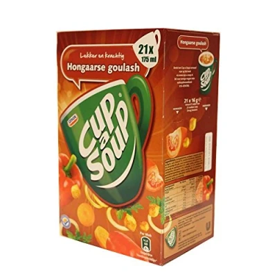 Abbildung von Unilever Ungarische Gulaschsuppe, Coup a Soup, Tütensuppe, Tassensuppe, 21 x 175ml