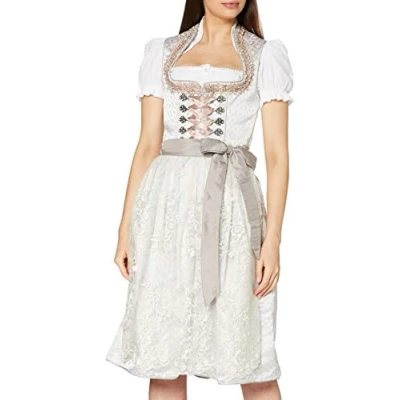 Abbildung von Stockerpoint Damen Dirndl Xenia Kleid für besondere Anlässe, Creme, 32