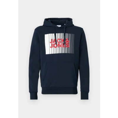 Abbildung von Jack &amp; Jones Jjecorp LOGO PLAY NOOS Kapuzenpullover, Herren, Größe: Medium, Navy blazer