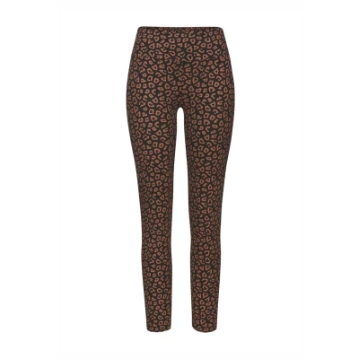 Abbildung von LASCANA Leggings &quot;/Sweatleggings&quot;, mit breitem Bündchen im Leo Print