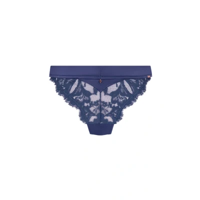 Abbildung von Hunkemöller Grace String mit hohem Beinausschnitt Blau
